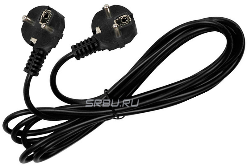 Two-plug power cord