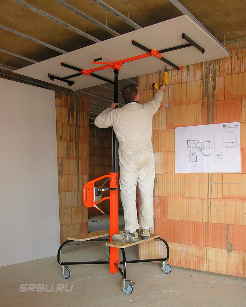 Elevador para montagem em drywall