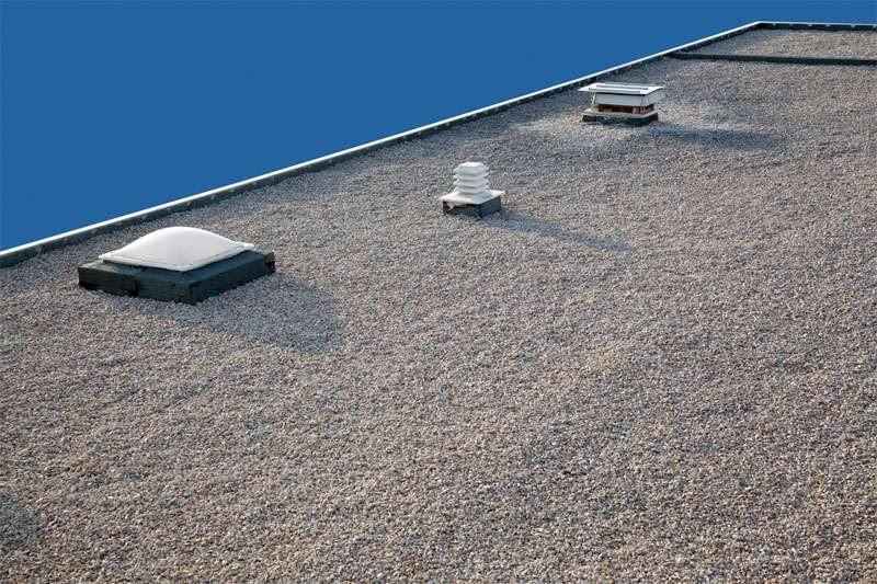 Exemple de toit inversé