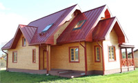 Przykład dachu ze szwem