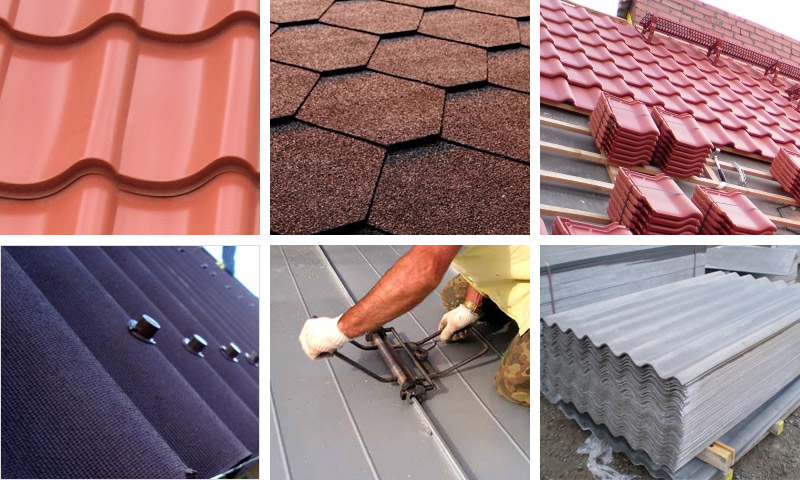 Types of roofing and roofing materials