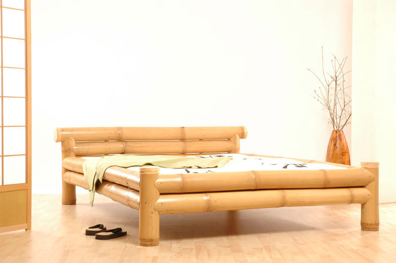 Łóżko bambusowe