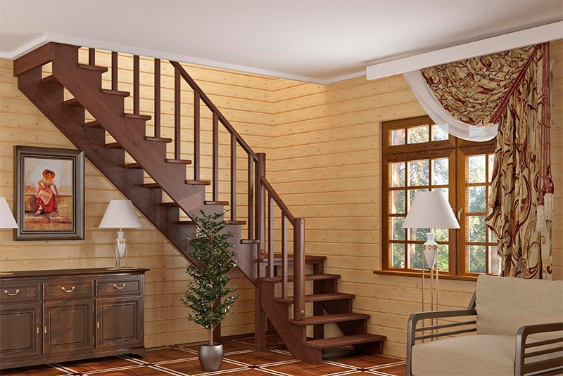 L shaped staircase