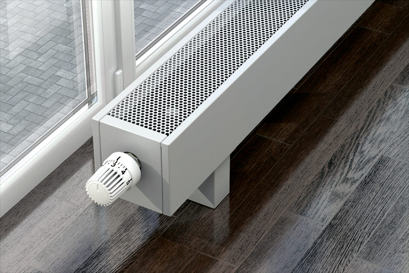Convector mechanical thermostatic fittings