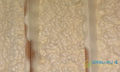 Heater polyurethane foam
