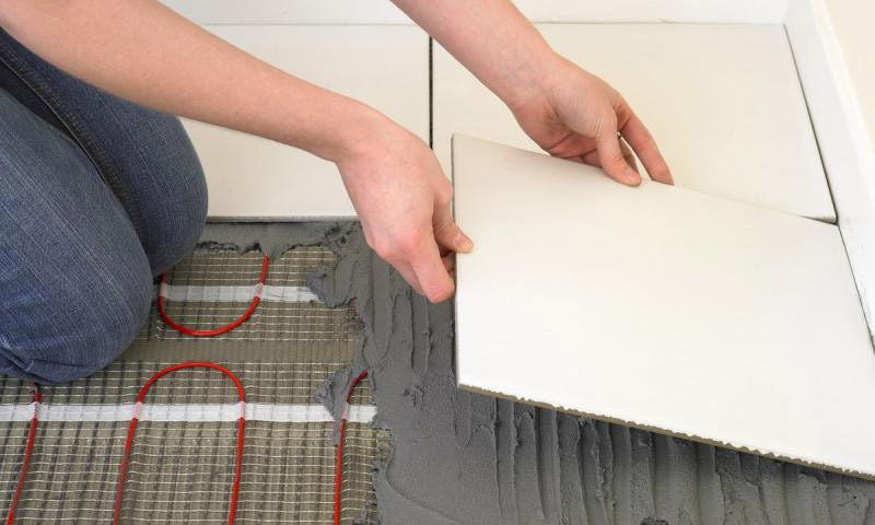 Подгреваем под за плочки - прегледи за използването на конкретен отопляем под за плочки