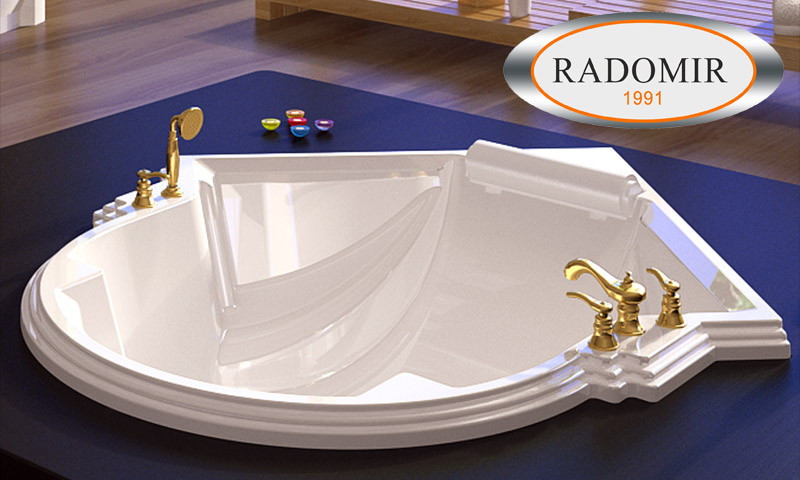 Nhận xét về acrylic và bồn tắm nóng Radomir