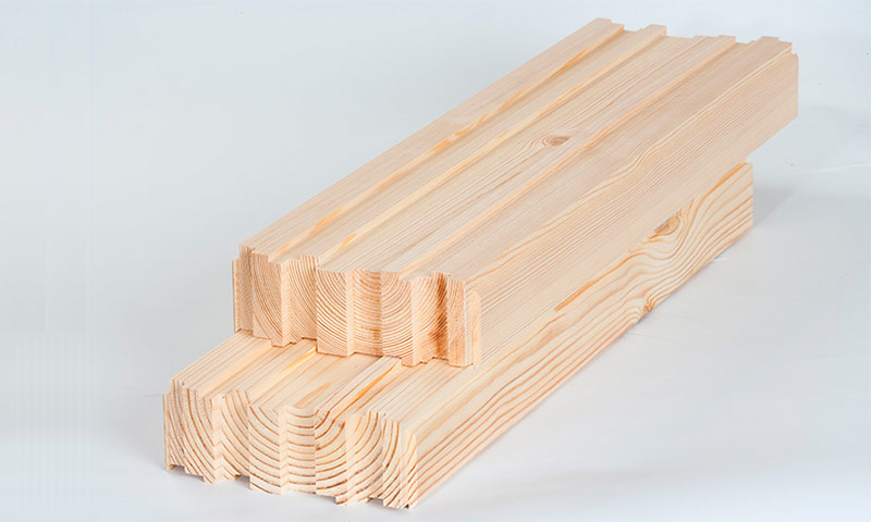 Brique de bois pour la construction de murs de maison