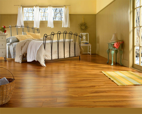 Sàn gỗ trong phòng ngủ