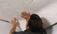 Wallpapering trần