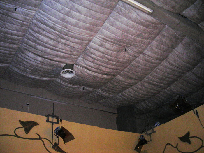 Звукоизолация на опънат таван
