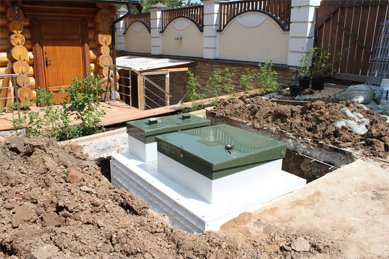 Pag-install ng isang malalim na sistema ng paggamot ng wastewater