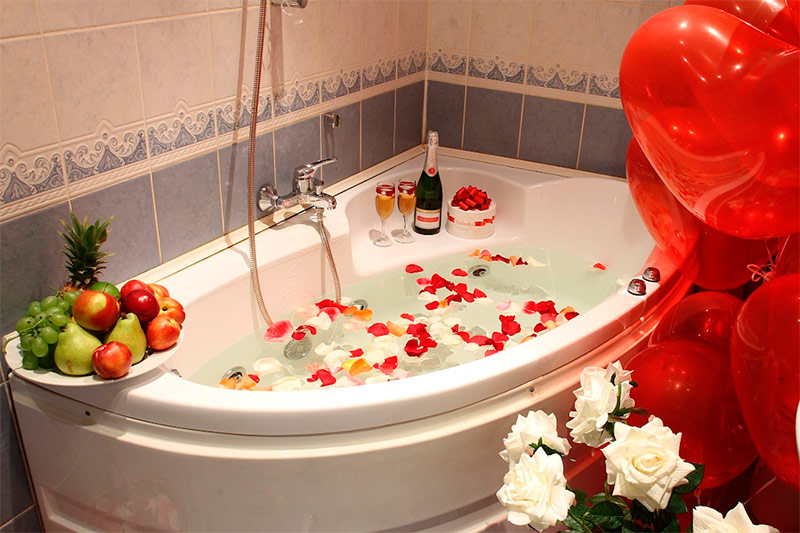 Banho romântico