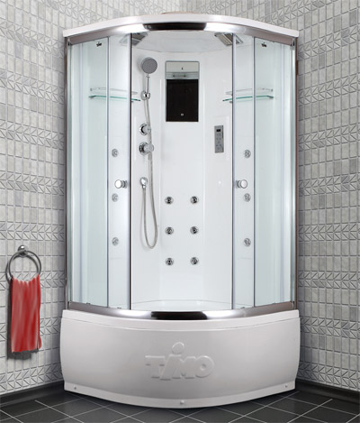 Dodatkowe funkcje kabin prysznicowych