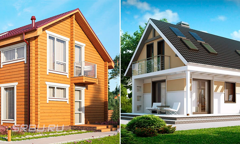 Qual é a melhor casa de estrutura ou casa de madeira - comparação de materiais