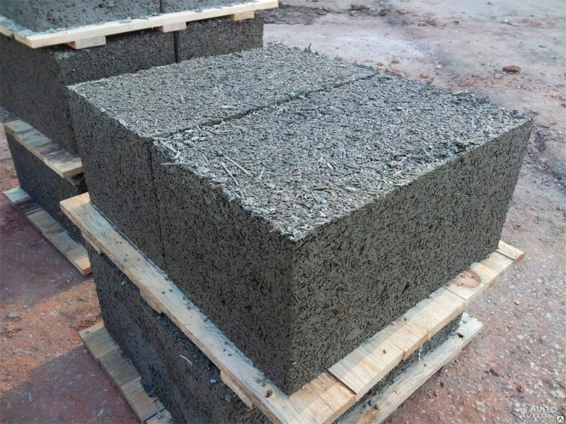 Arbolite blocks