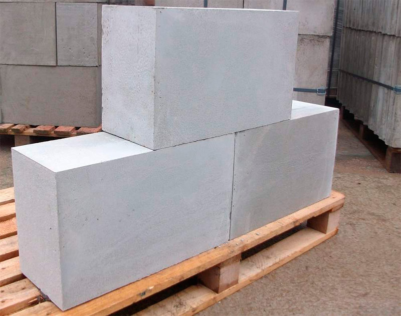 Aerated concrete blocks