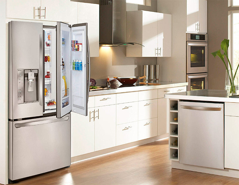 Nagy kényelmet biztosító hűtőszekrény