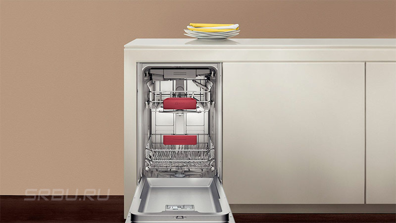 Máquina de lavar louça estreita
