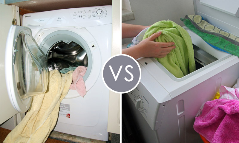 Qual é a melhor máquina de lavar roupa com carregamento frontal ou superior?