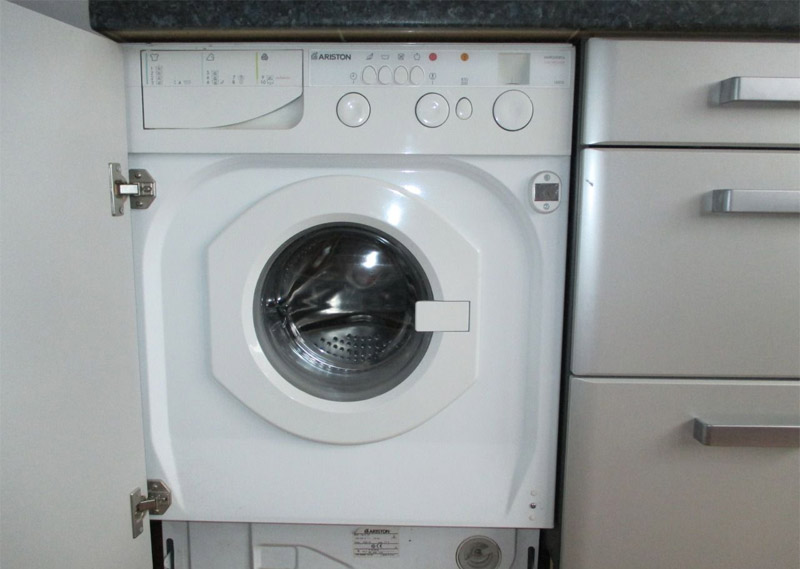 Máquina de lavar roupa embutida